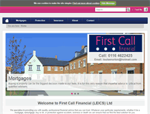 Tablet Screenshot of firstcallmortgages.net